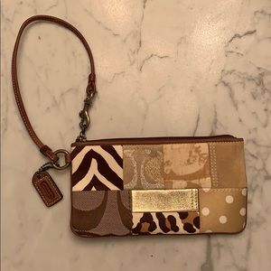 Coach Limited Edition Patchwork Wristlet